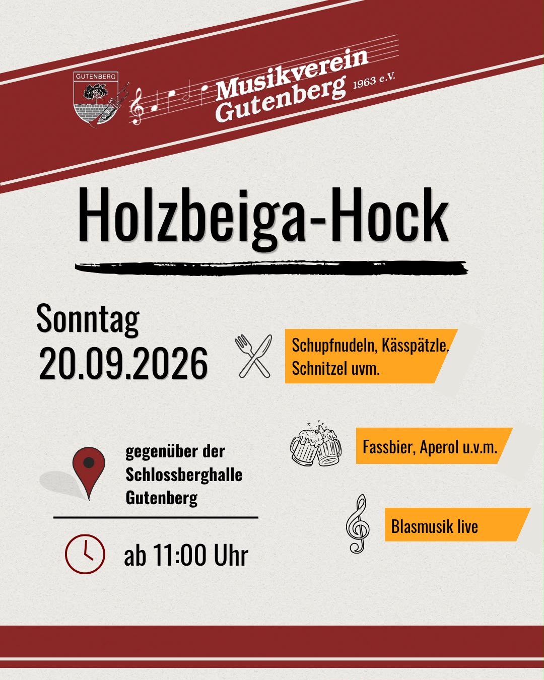2026 HolzbeigaHock Plakat