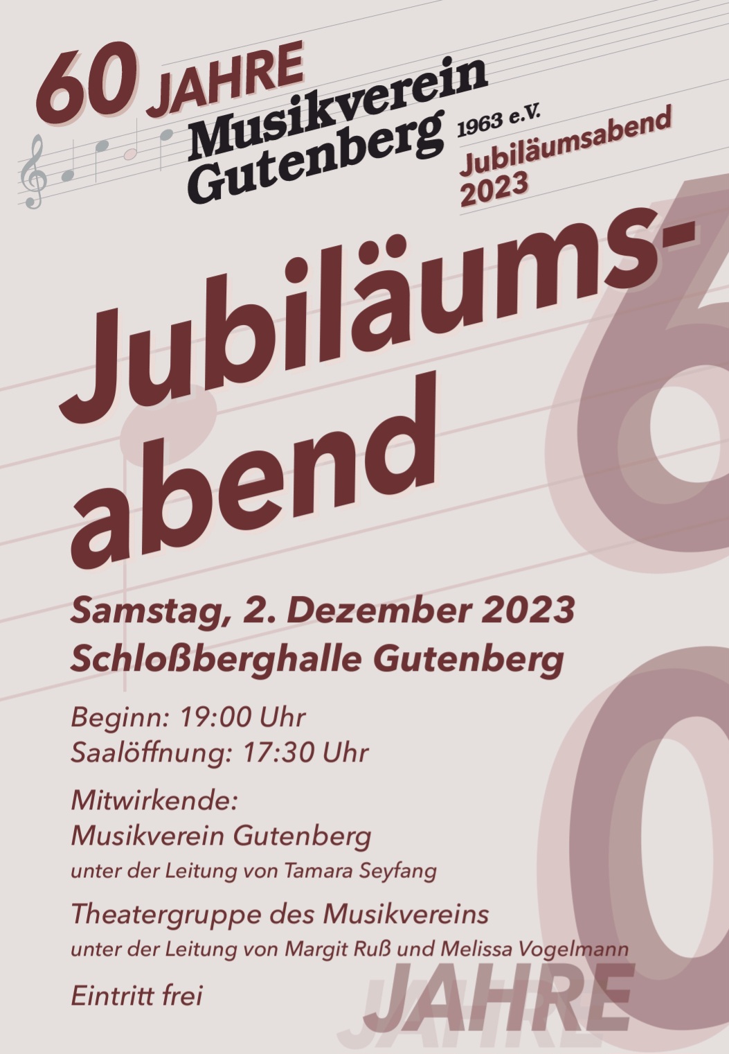 MVG 60 Jahre Plakat JubiAbend klein